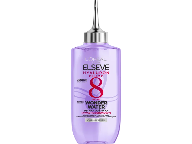L’Oreal Elseve Hyaluron Plump płynna odżywka z kwasem hialuronowym do włosów odwodnionych, 200 ml