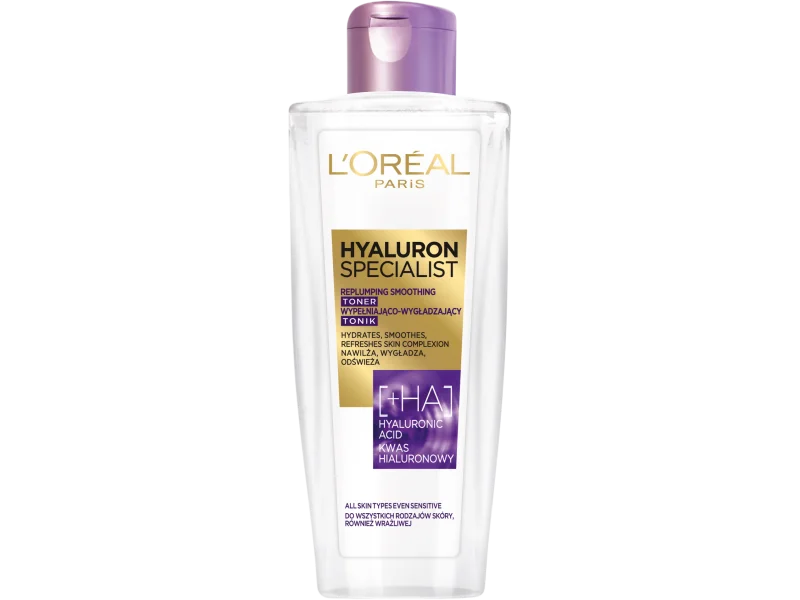 L’Oreal Hyaluron Specialist wypełniająco-wygładzający, tonik, 200 ml