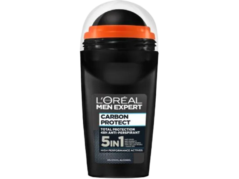 L’OREAL MenExpert Antyperspirant dla mężczyzn Carbon Protect 5w1, płyn, 50 ml