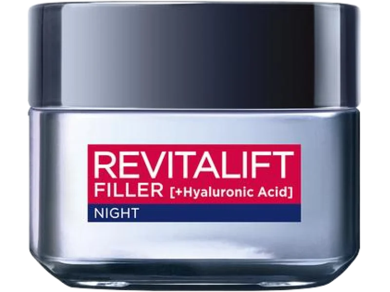 L’OREAL Revitalift Filler 40+ Krem przeciwzmarszczkowy z kwasem hialuronowym, 50 ml