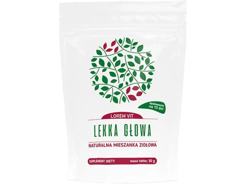 Lorem Vit Lekka Głowa, zioła do zaparzania, 50 g