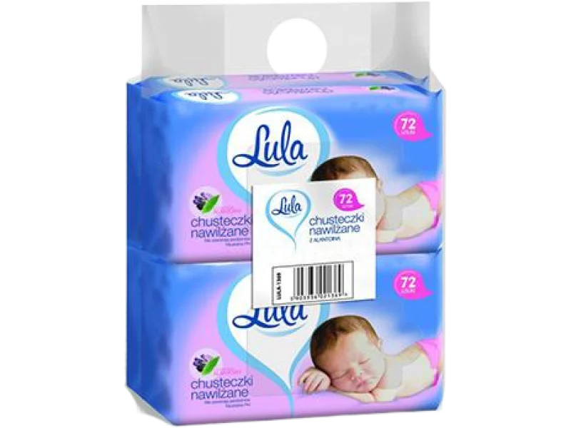 Lula Baby z dodatkiem alantoiny, chusteczki, 288 szt.