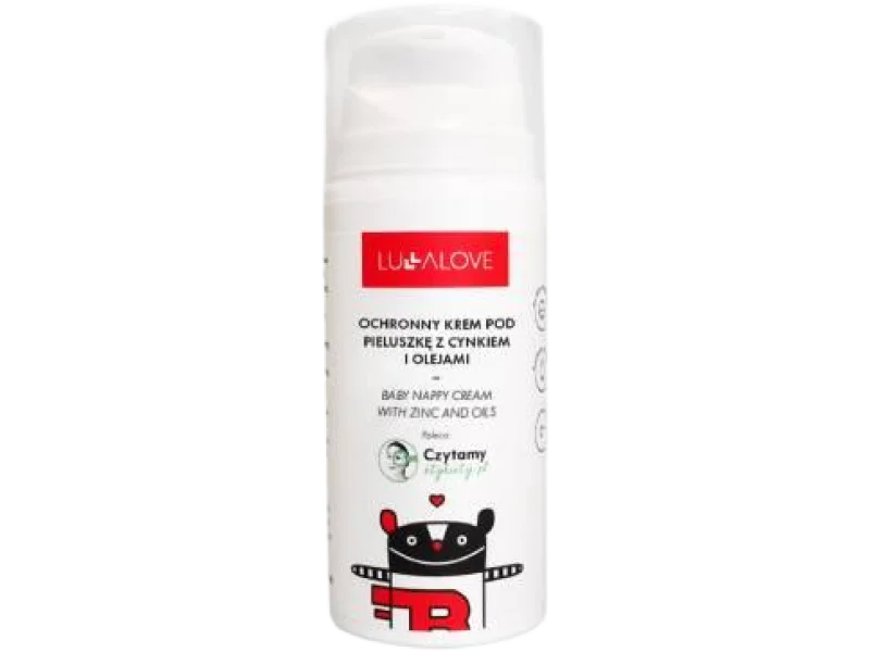 LULLALOVE Ochronny krem pod pieluszkę z cynkiem i olejami, 100 ml