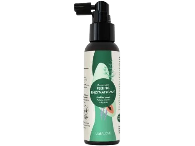 LULLALOVE oczyszczający peeling enzymatyczny do skóry głowy, 100 ml