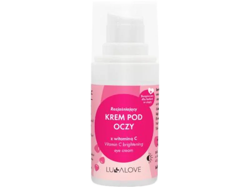LULLALOVE Rozjaśniający krem pod oczy z witaminą C, 15 ml