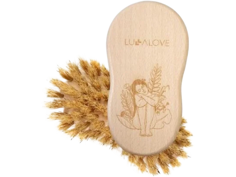 LULLALOVE Szczotka do masażu ciała na sucho Matka Natura, masażer, 1 szt.