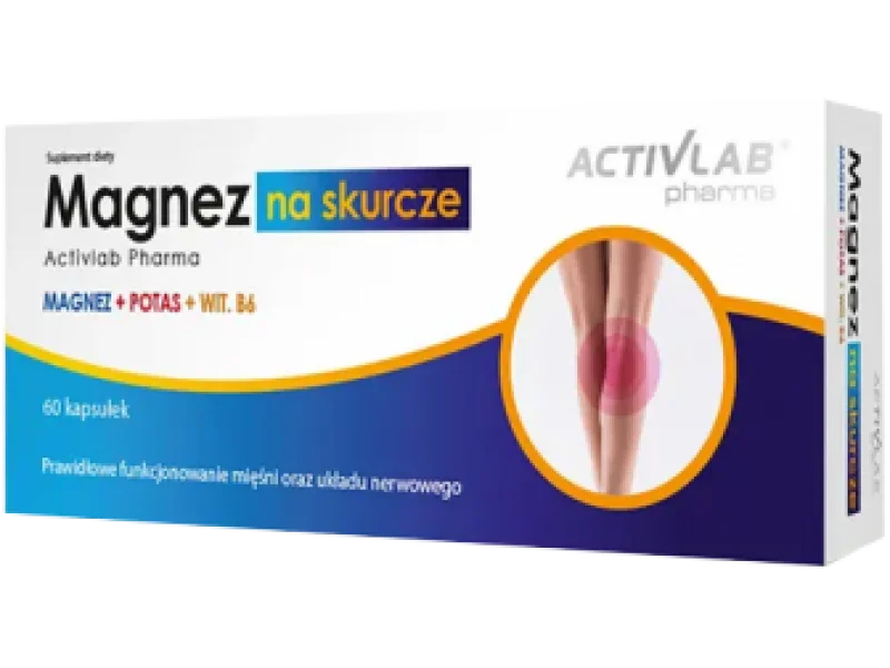 Magnez na skurcze, kapsułki, 60 kaps.