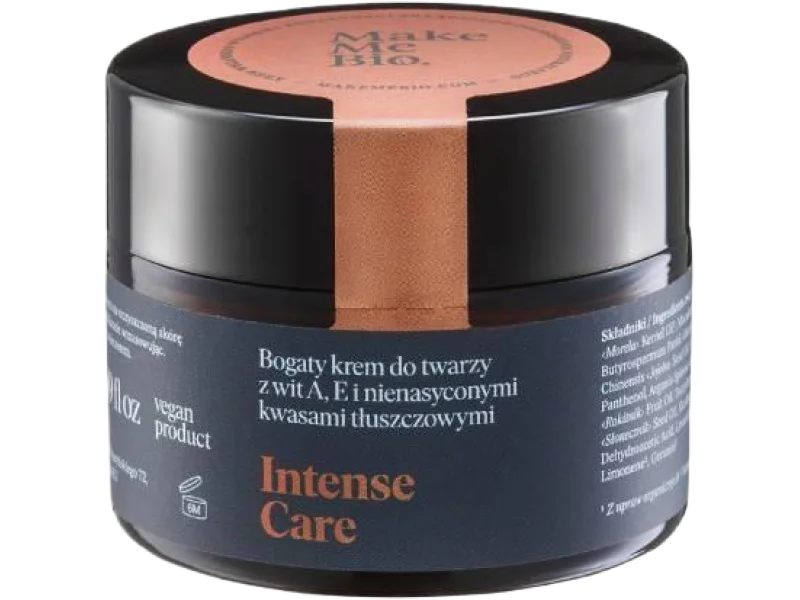 Make Me Bio Intense Care Bogaty krem do twarzy z wit. A, E i nienasyconymi kwasami tłuszczowymi, 50 ml