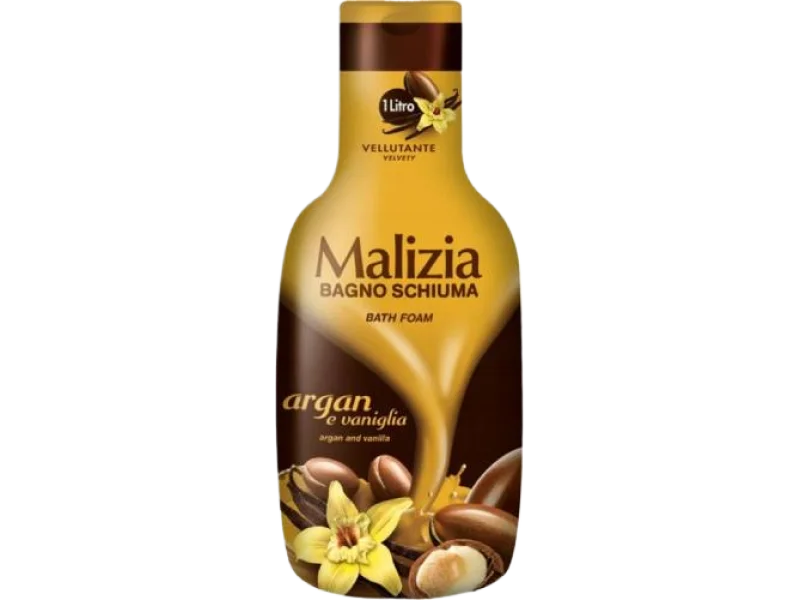 Malizia Płyn do kąpieli Argan & Wanilia, 1000 ml