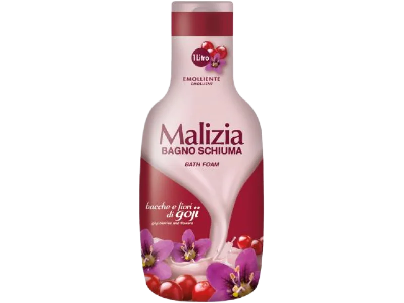 Malizia Płyn do kąpieli Kwiaty & Jagody Goji, 1000 ml
