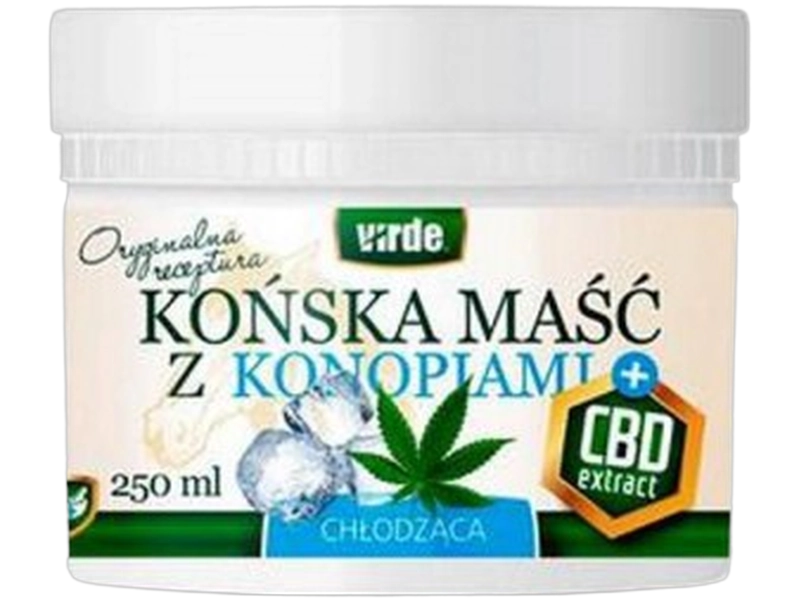 Maść końska chłodząca z konopiami, 250 ml