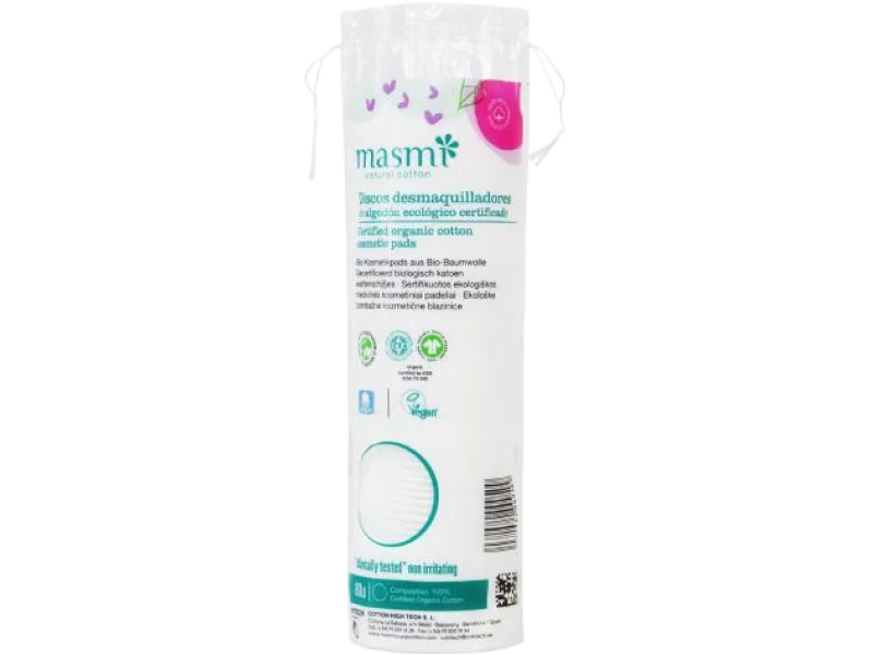 Masmi Bawełniane płatki kosmetyczne, 80 szt.