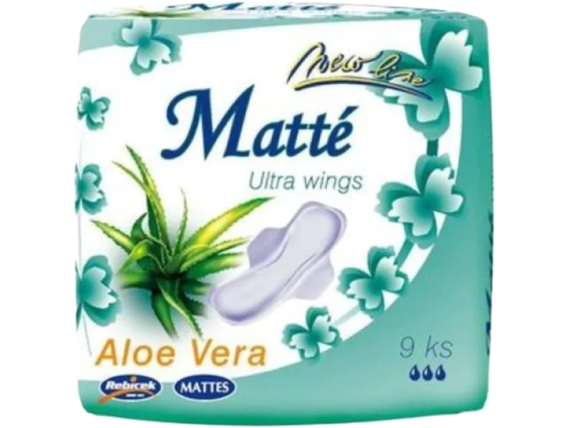 MATTES Podpaski Ultra Wings Aloe Vera, 9 szt.