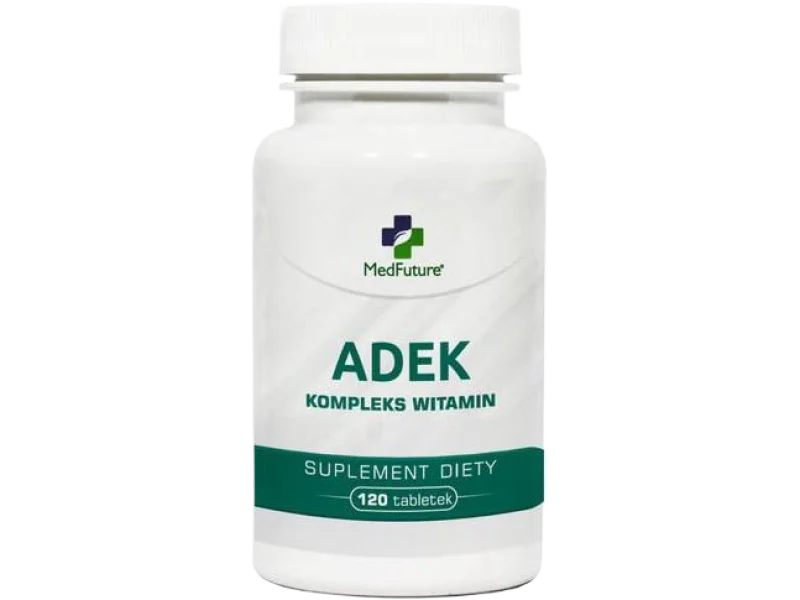 MedFuture ADEK Kompleks Witamin, tabletki, 120 tabl.