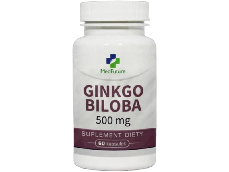 Medfuture Ginkgo biloba, kapsułki, 500 mg, 60 kaps.