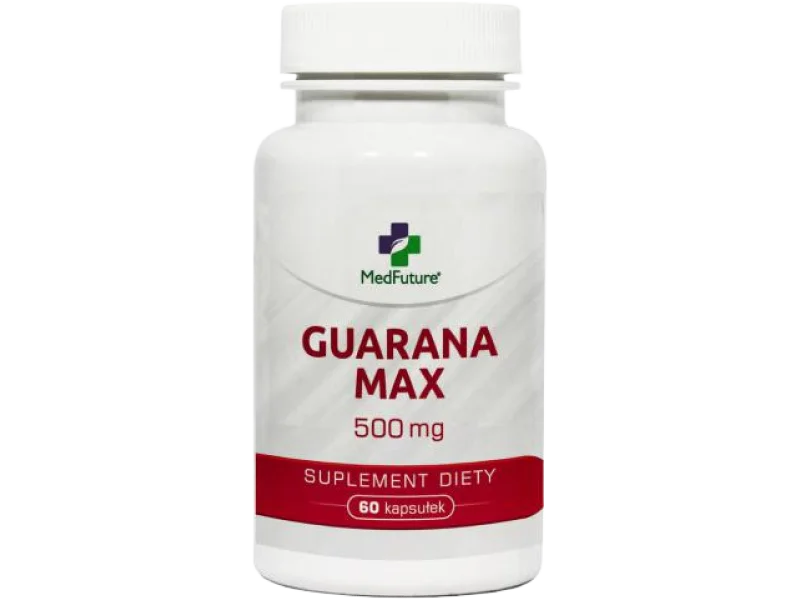 MedFuture Guarana MAX, kapsułki, 500 mg, 60 kaps.