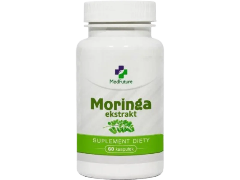 MedFuture Moringa Ekstrakt, kapsułki, 500 mg, 60 kaps.