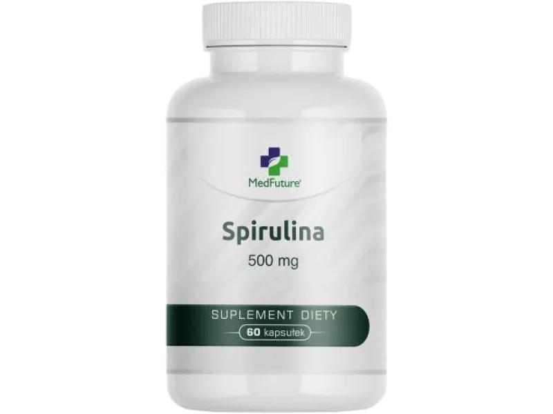 MedFuture Spirulina, kapsułki, 500 mg, 60 kaps.