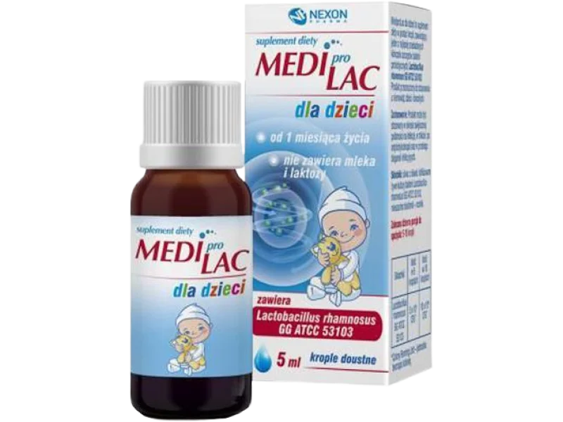 Mediprolac dla dzieci, krople doustne, 5 ml