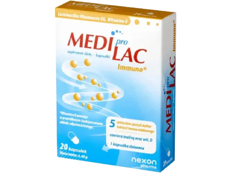 Mediprolac Immuno, kapsułki, 20 szt.