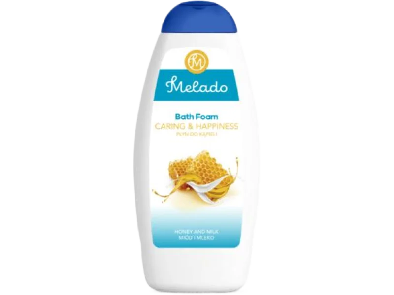 Melado Caring & Happiness Płyn do kąpieli Mleko i miód, 750 ml