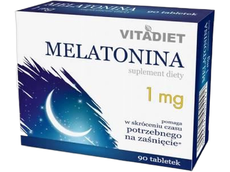 Vitadiet Melatonina, tabletki, 1 mg, 90 tabl.