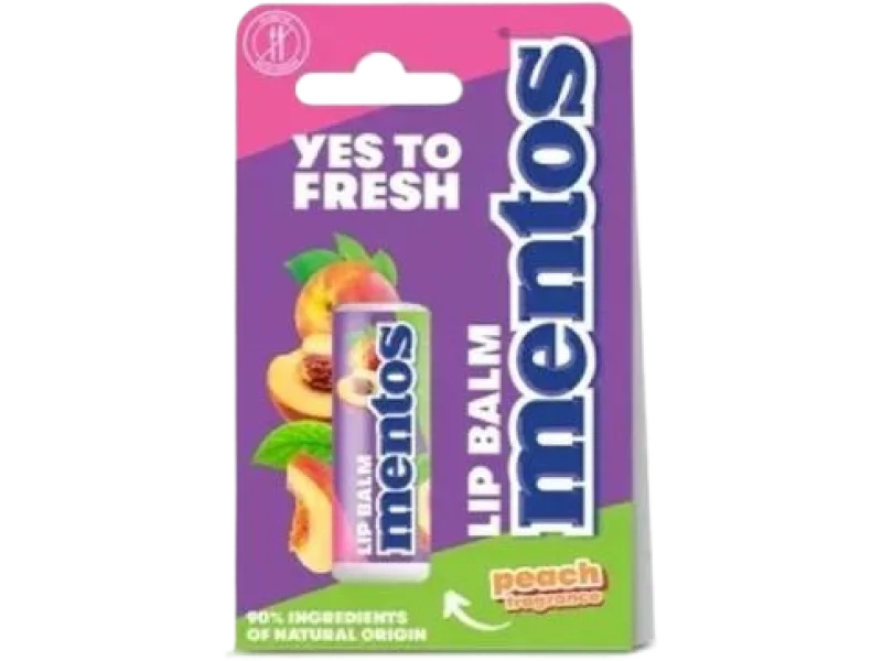 MENTOS Balsam do ust Brzoskwinia, 4,4 g