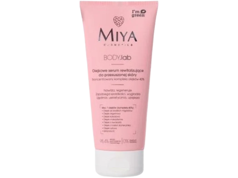 Miya Body.lab olejkowe serum rewitalizujące do przesuszonej skóry, 200 ml