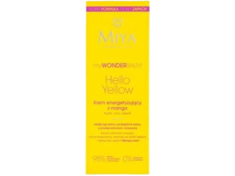 MIYA myWONDERBALM Hello Yellow energetyzujący z mango, krem, 75 ml