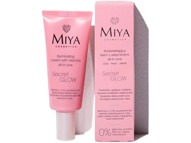 Miya SecretGLOW rozświetlający z witaminami all-in-one, krem, 30 ml