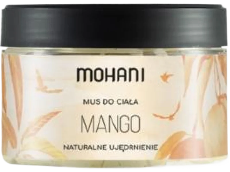 MOHANI Ujędrniający mus do ciała mango, 200 ml