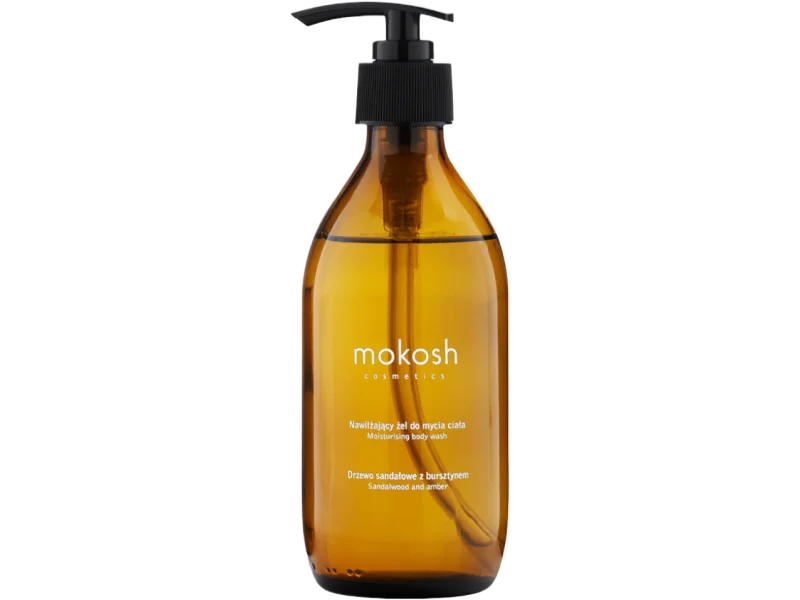 MOKOSH Nawilżający żel do mycia ciała drzewo sandałowe z bursztynem, żel na skórę, 500 ml