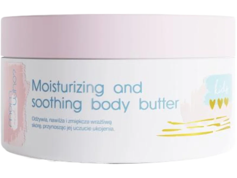 Mom and Who? Kids nawilżająco-kojące masełko do ciała dla dzieci, 100 ml