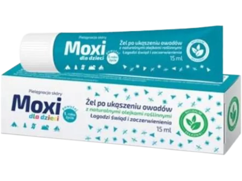 MOXI Żel po ukąszeniu owadów dla dzieci, żel, 15 ml