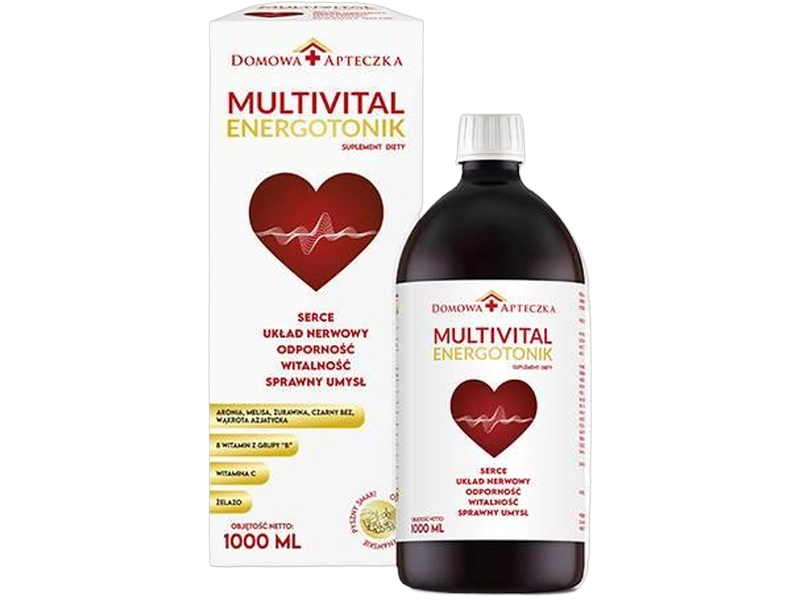 Multivital Energotonik, płyn, 1000 ml