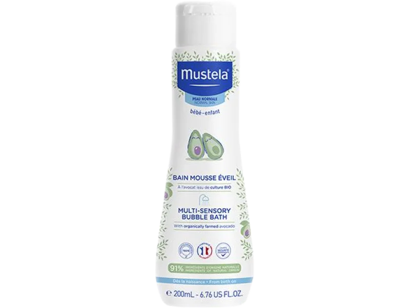 MUSTELA BEBE ENFANT bąbelkowa kąpiel, płyn, 200 ml