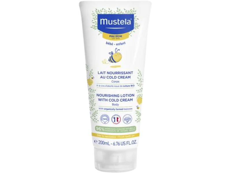 MUSTELA BÉBÉ Odżywcze mleczko z Cold Cream, 200 ml