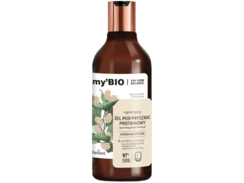 my’BIO Regenerujący żel pod prysznic proteinowy, 500 ml