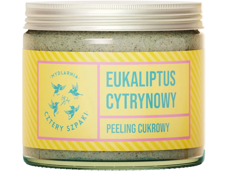 Mydlarnia Cztery Szpaki peeling do ciała eukaliptus cytrynowy, 250 ml