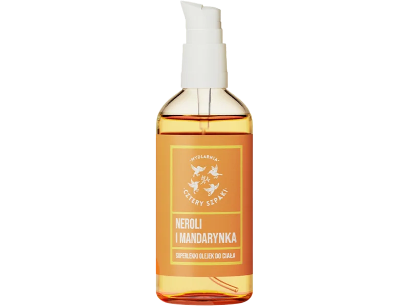 Mydlarnia Cztery Szpaki Superlekki olejek do ciała Neroli + Mandarynka, 100 ml