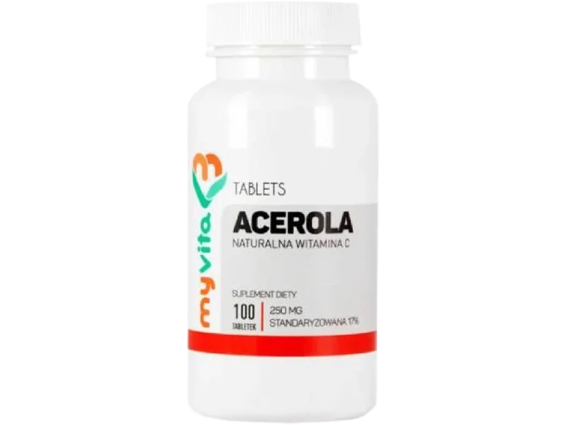 MYVITA Acerola 250 mg, tabletki, 250 mg, 100 tabl.
