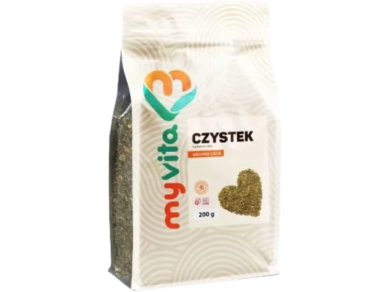 MyVita Czystek krojone liście, zioła do zaparzania, 200 g