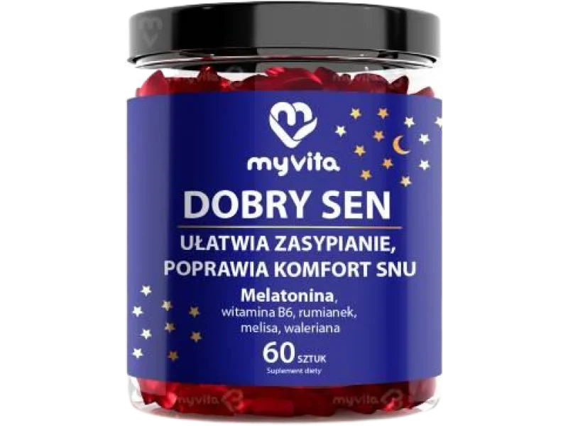 MyVita Dobry Sen, żelki, 1 mg, 60 szt.