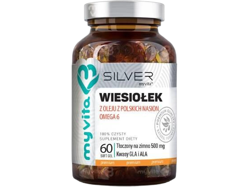 MyVita Silver Wiesiołek, kapsułki, 60 kaps.