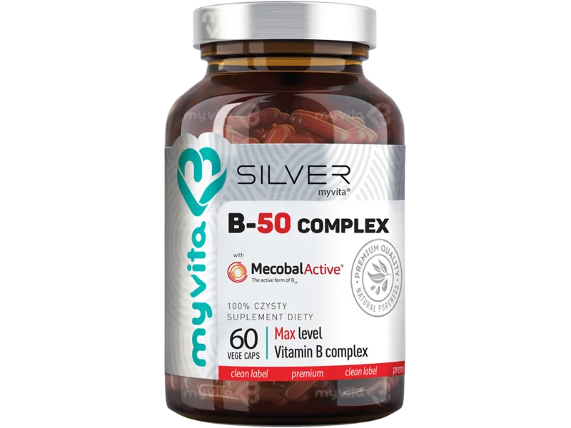 MyVita Silver witamina B-50 complex, kapsułki, 120 kaps.