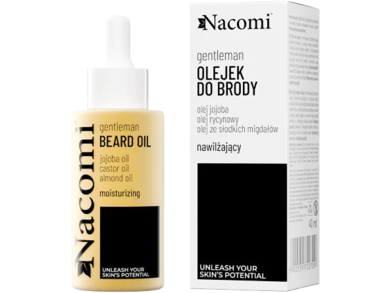NACOMI Gentleman Olejek do brody i zarostu, 40 ml