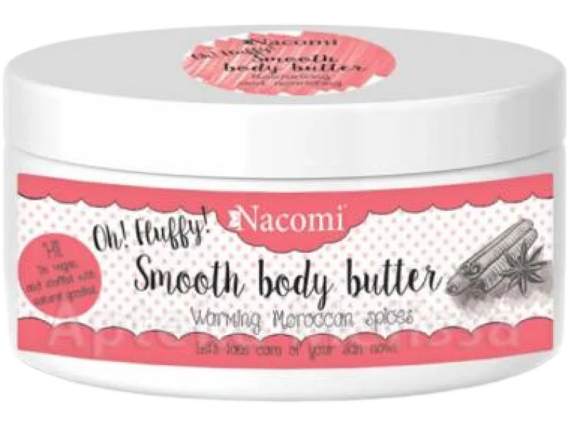 NACOMI Lekkie masło do ciała rozgrzewające marokańskie przyprawy, 100 g
