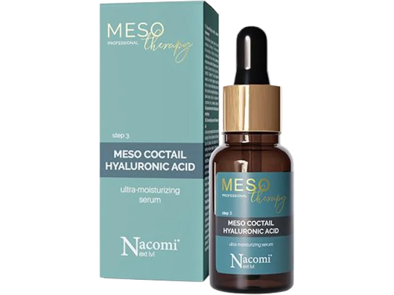 NACOMI Meso Ultranawilżający koktajl z kwasem hialuronowym, serum, 15 ml
