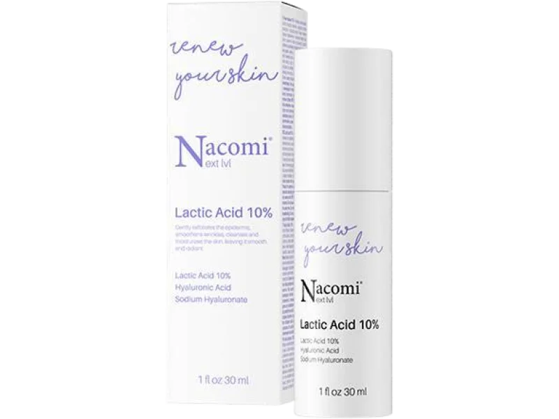 NACOMI Next Level Kwas mlekowy 10%, serum, 10%, 30 ml