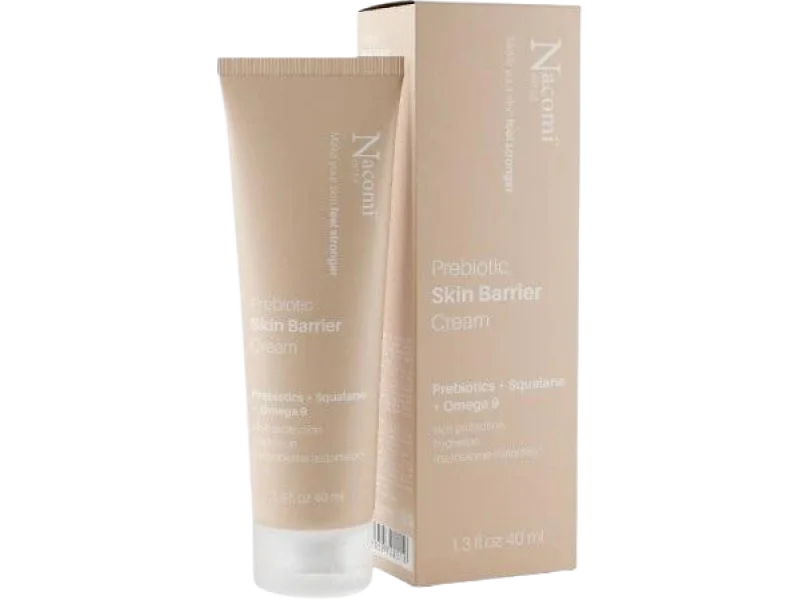 Nacomi Next Level Prebiotic Skin Barrier Ultranawilżający krem do twarzy z prebiotykami, skwalanem i omega 9, 40 ml